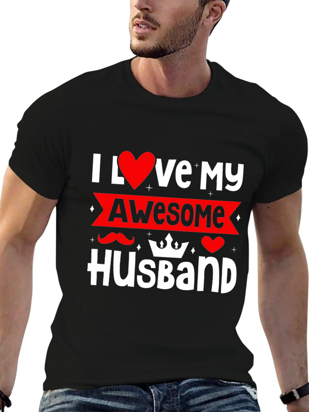 I Love My Awesome Husband T-Shirt