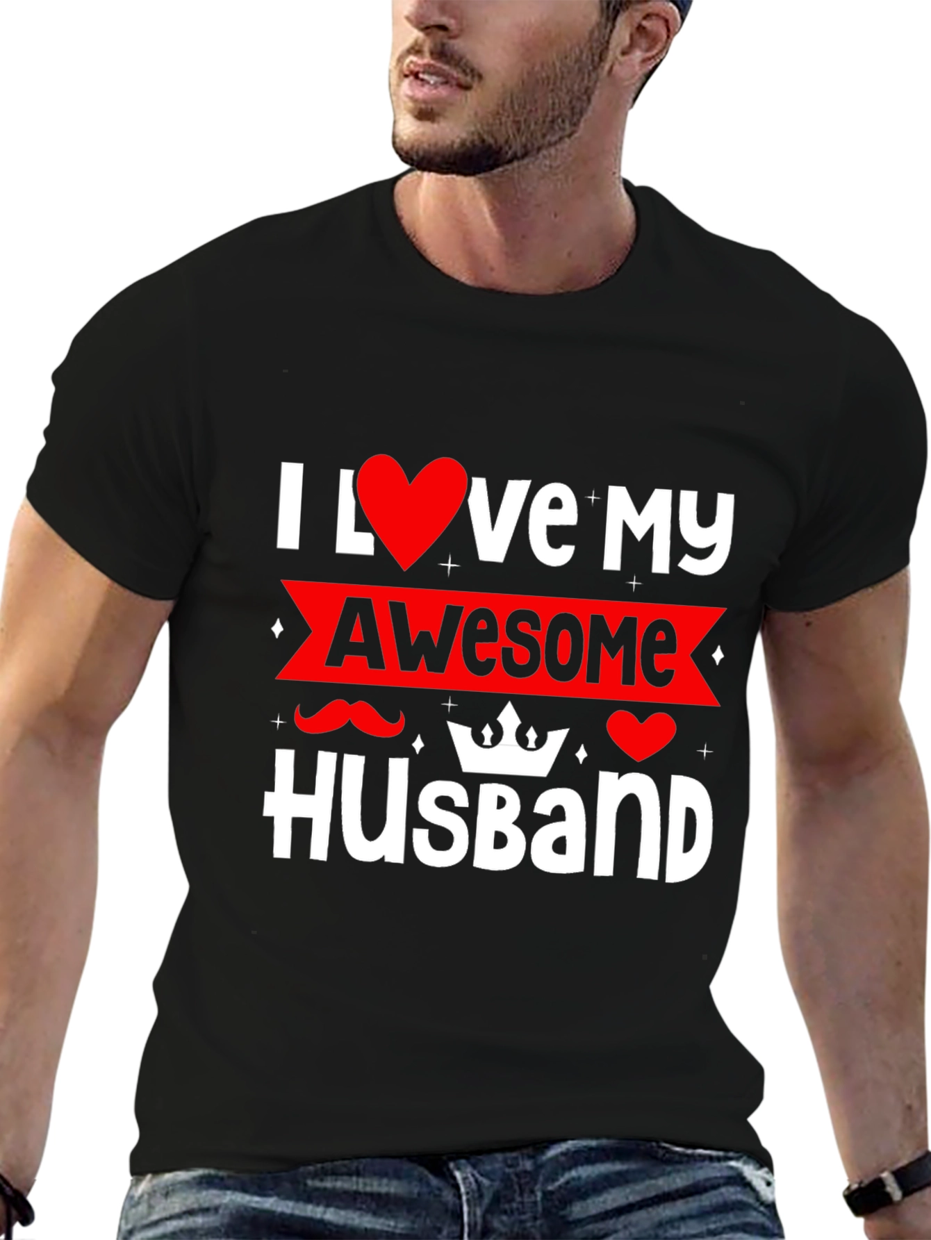 I Love My Awesome Husband T-Shirt