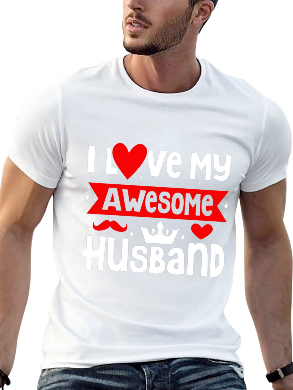 I Love My Awesome Husband T-Shirt