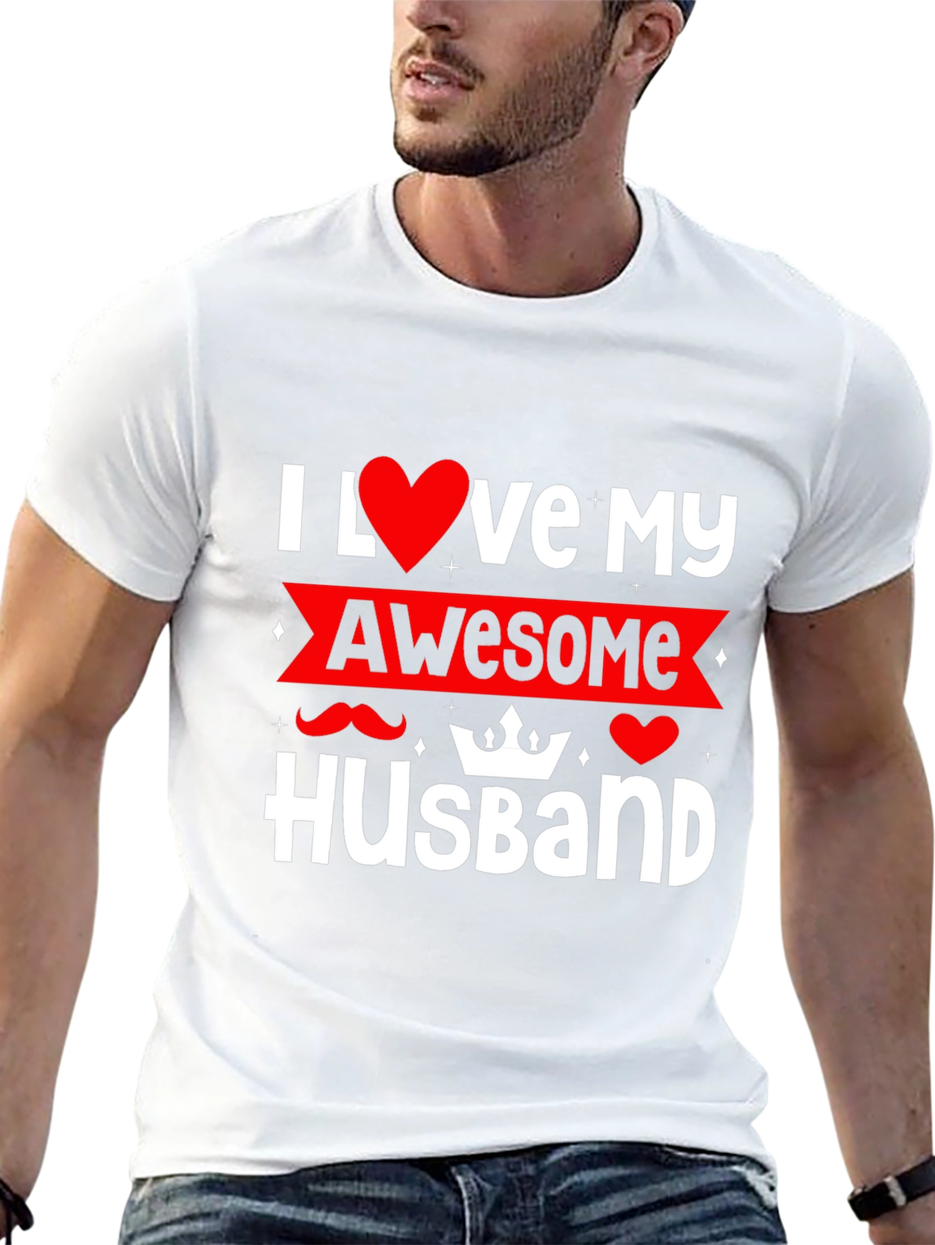 I Love My Awesome Husband T-Shirt