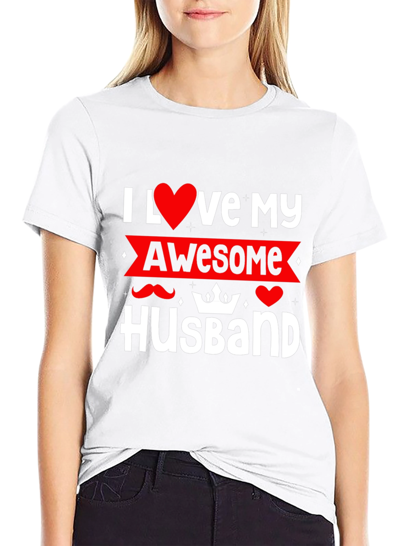 I Love My Awesome Husband T-Shirt