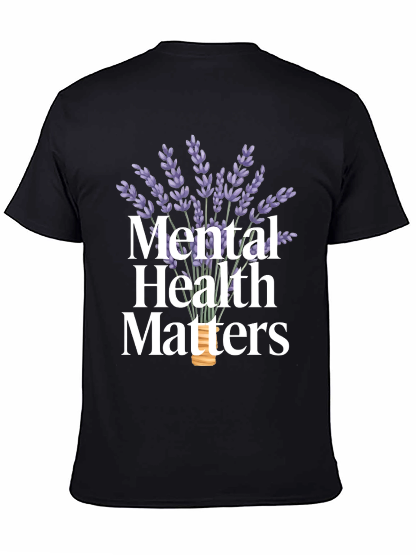 Mental Health Matters Lavender Graphic T-Shirt