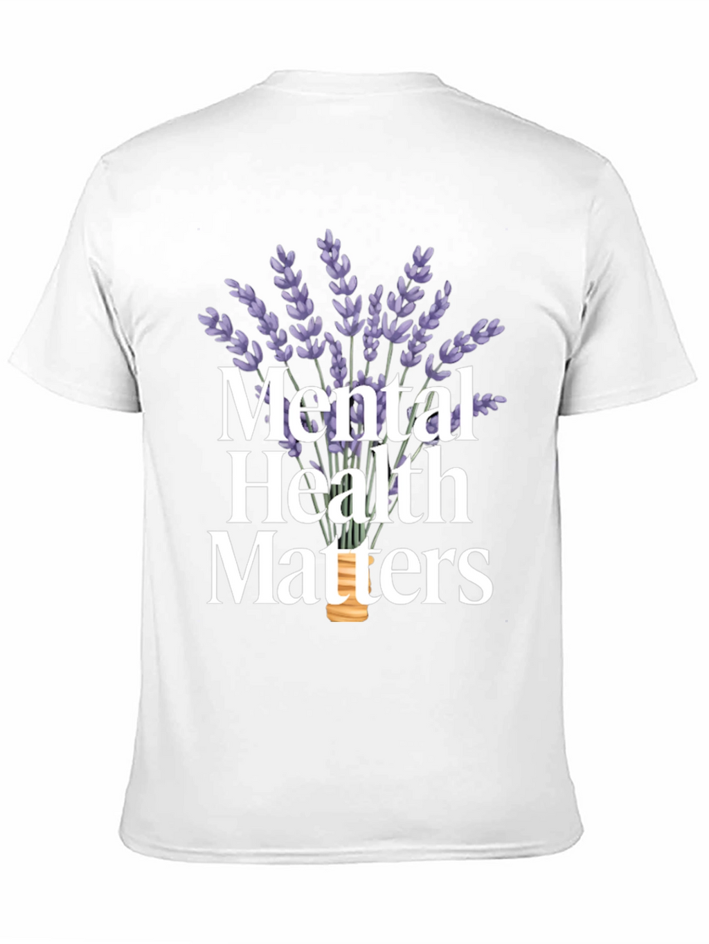 Mental Health Matters Lavender Graphic T-Shirt