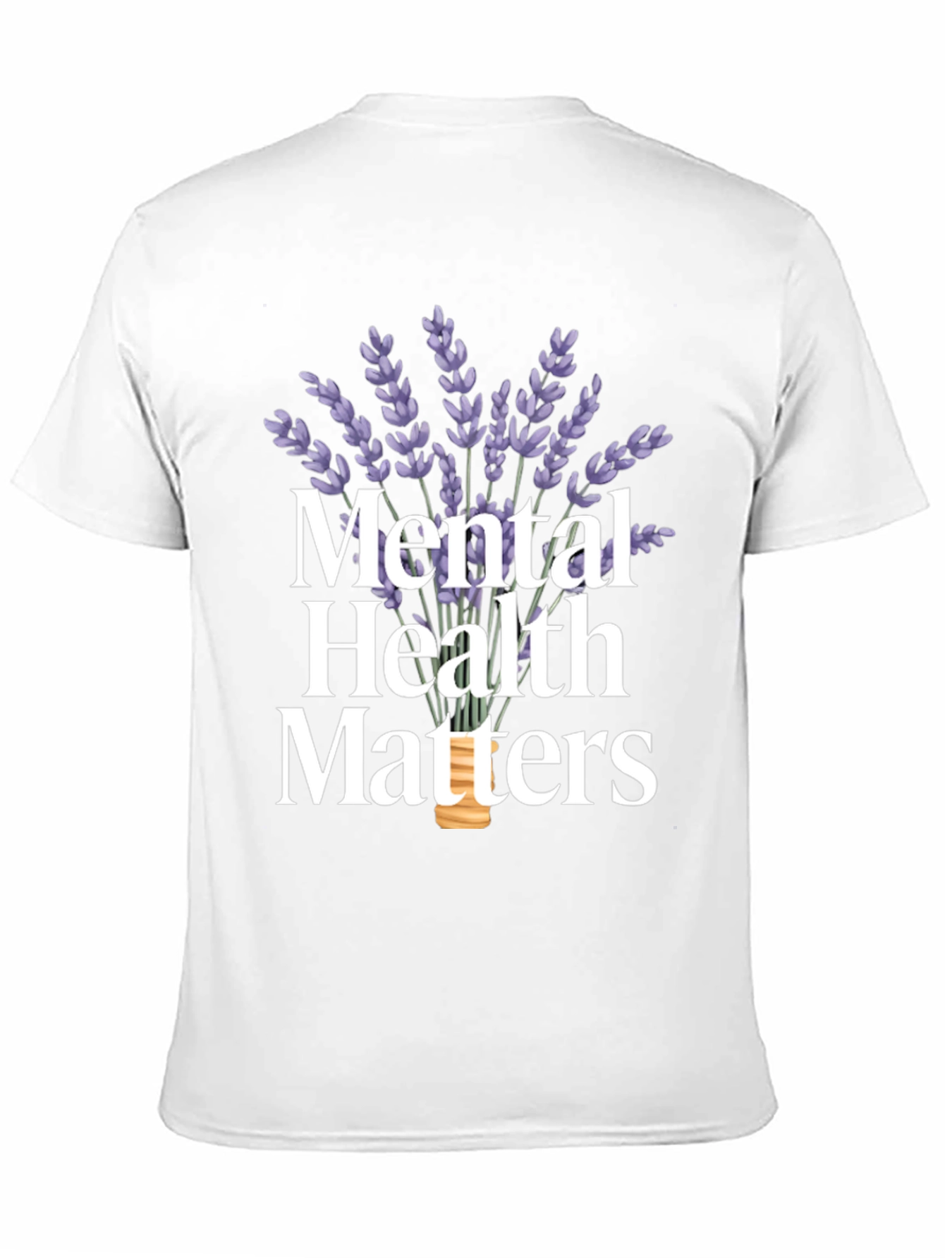 Mental Health Matters Lavender Graphic T-Shirt
