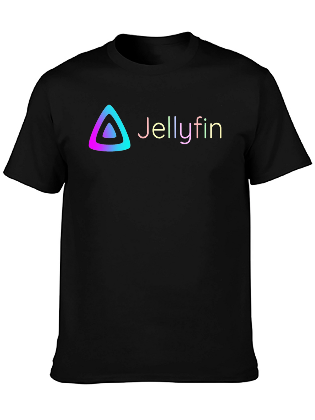 Jellyfin Logo Graphic Black T-Shirt