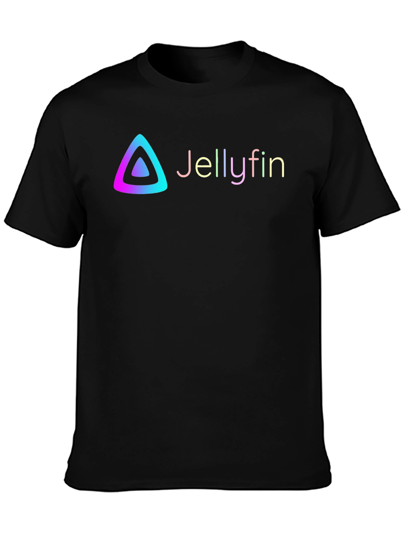 Jellyfin Logo Graphic Black T-Shirt