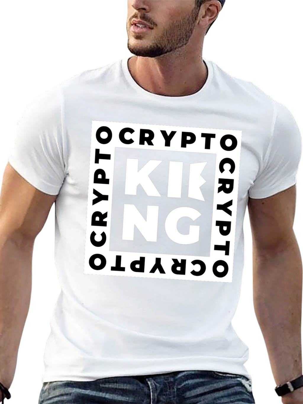 Crypto King T-Shirt - Bold Graphic Tee