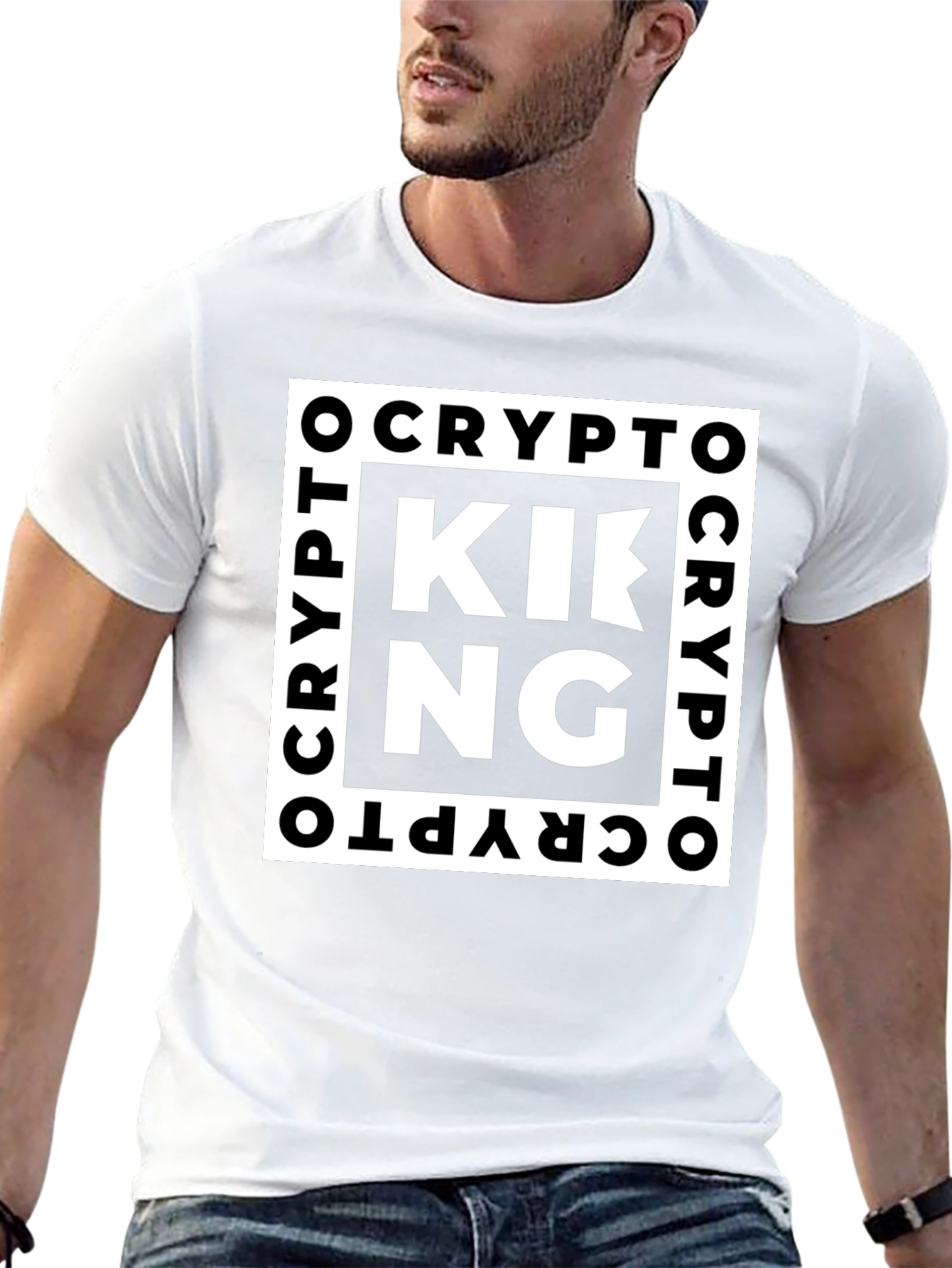 Crypto King T-Shirt - Bold Graphic Tee