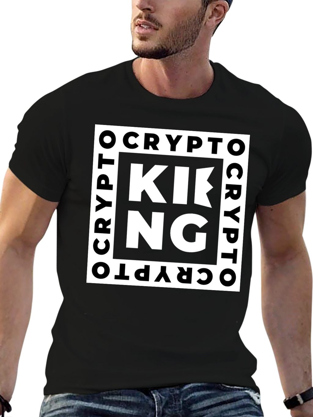 Crypto King T-Shirt - Bold Graphic Tee
