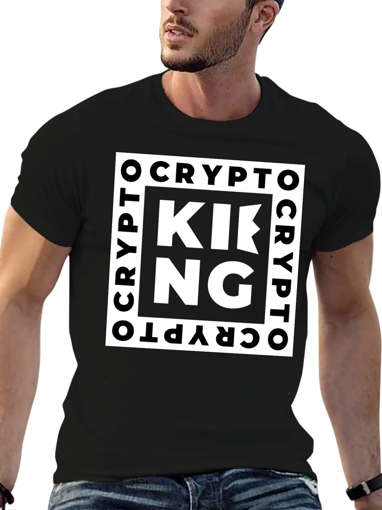 Crypto King T-Shirt - Bold Graphic Tee