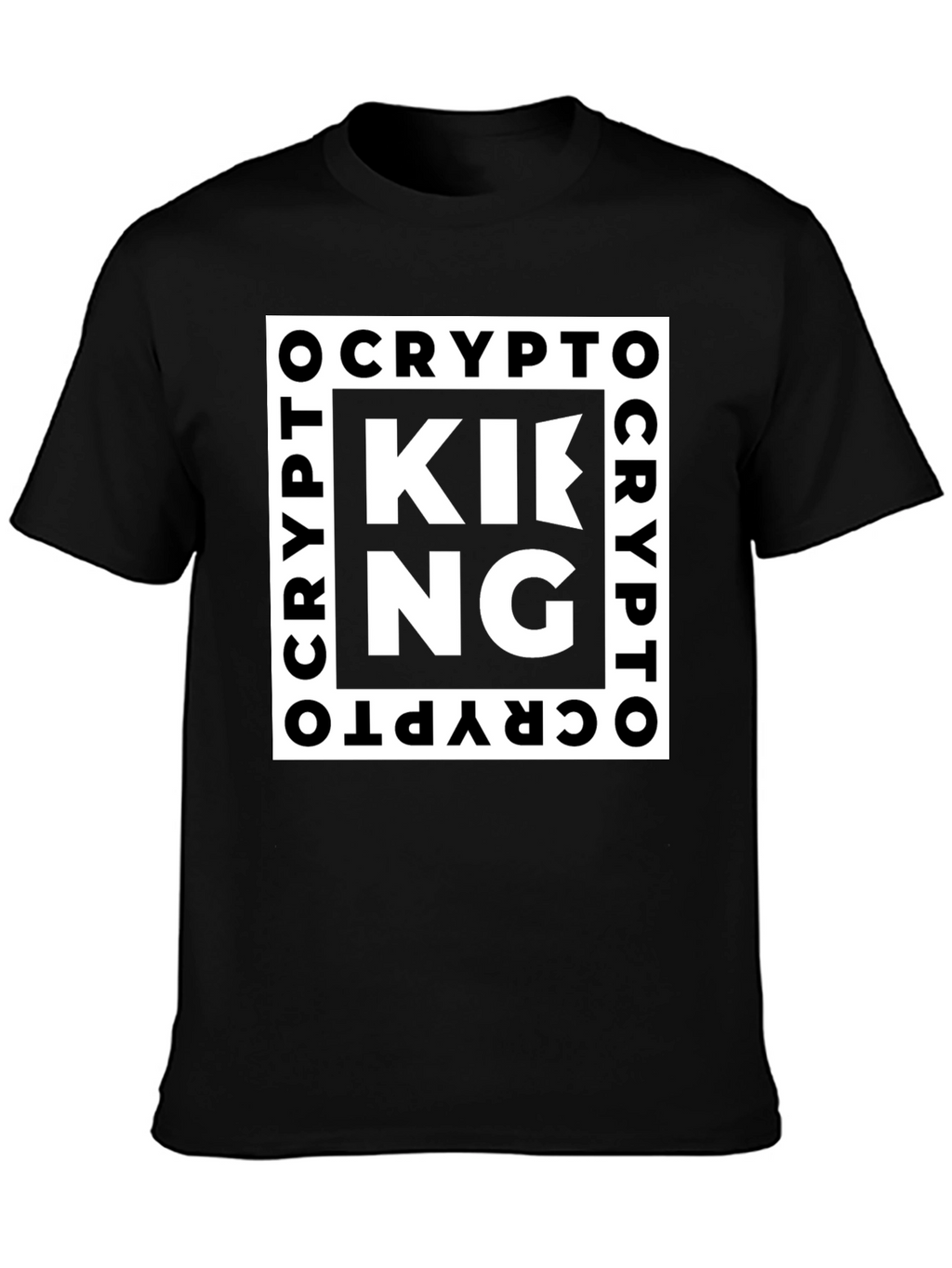 Crypto King T-Shirt - Bold Graphic Tee