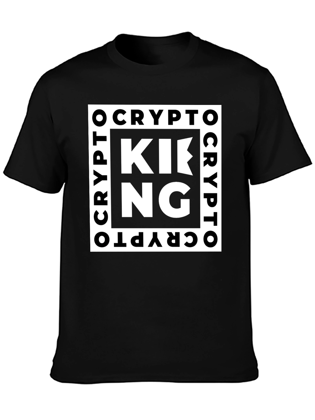 Crypto King T-Shirt - Bold Graphic Tee