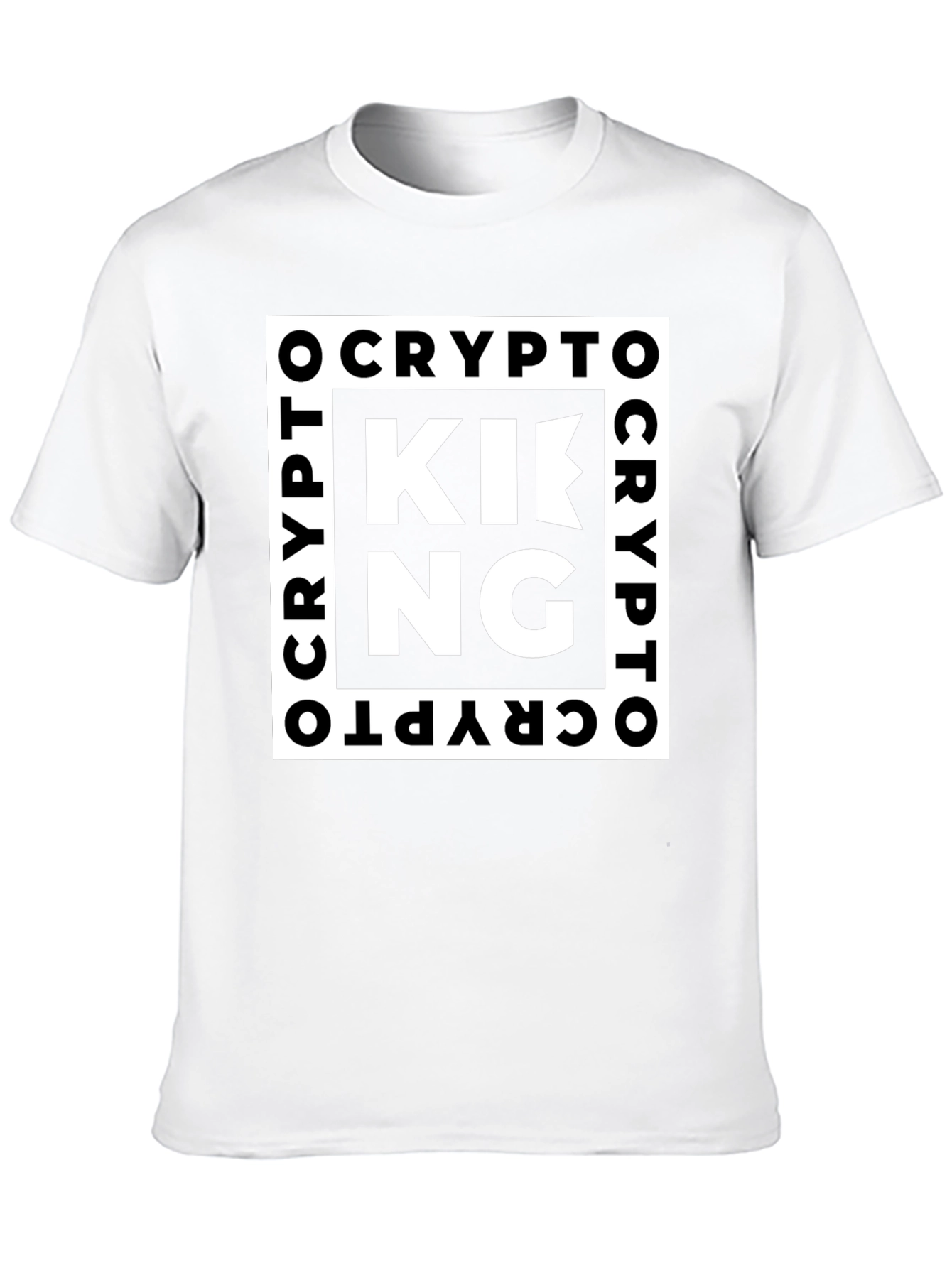 Crypto King T-Shirt - Bold Graphic Tee