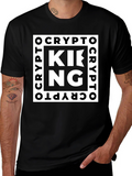 Crypto King T-Shirt - Bold Graphic Tee