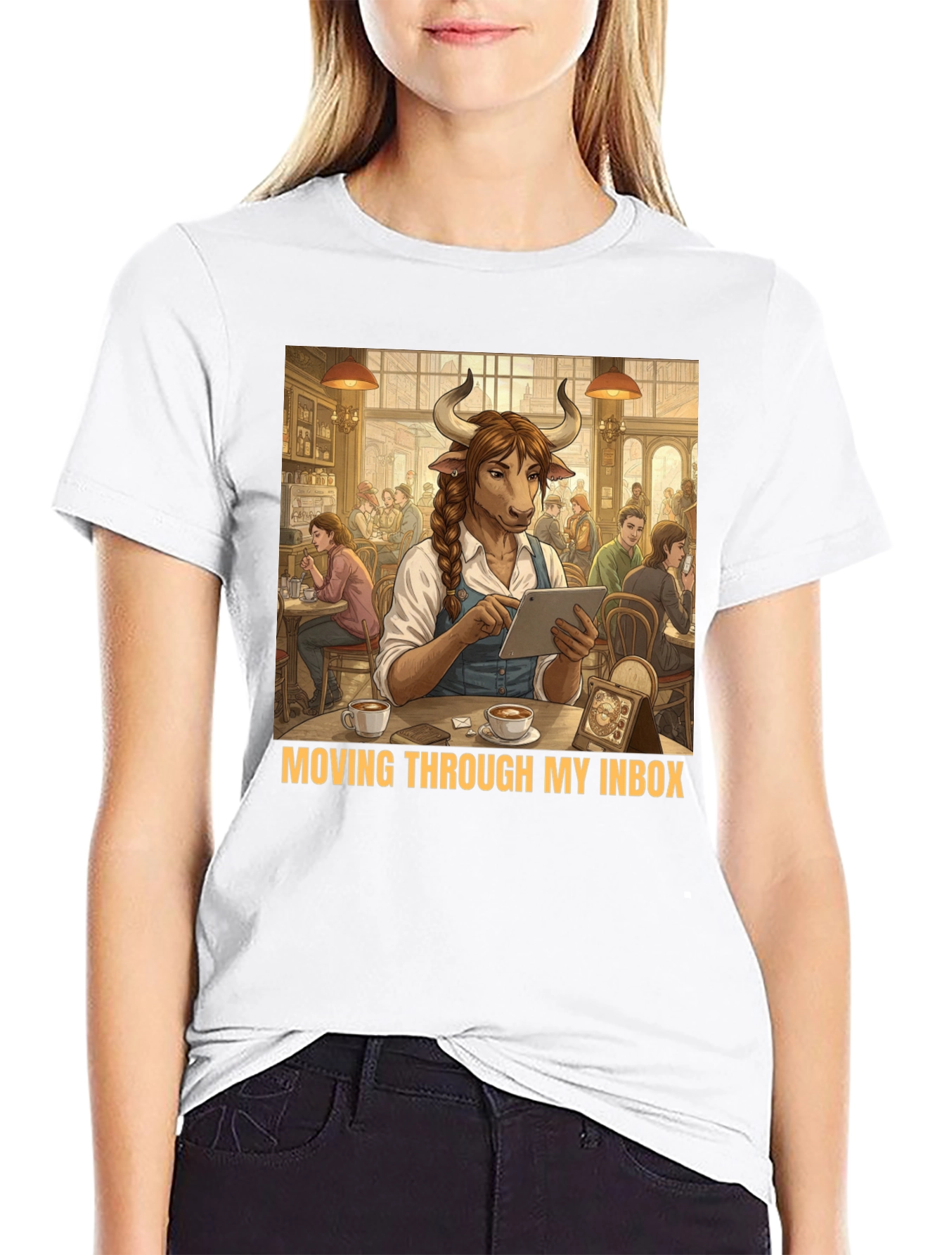 Minotaur Tablet T-Shirt - Moving Through My Inbox
