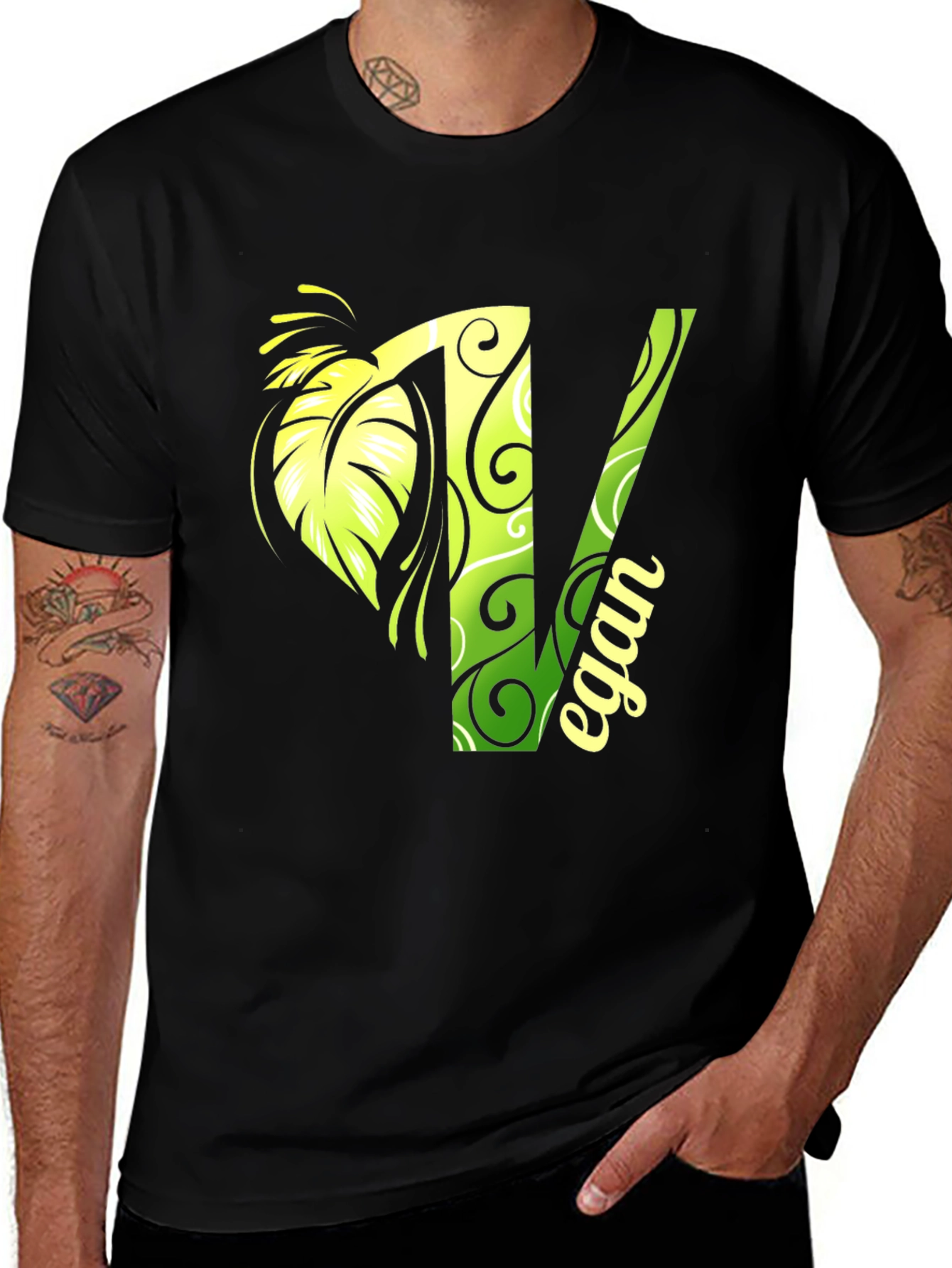 Vegan Graphic Tee - Stylish & Sustainable