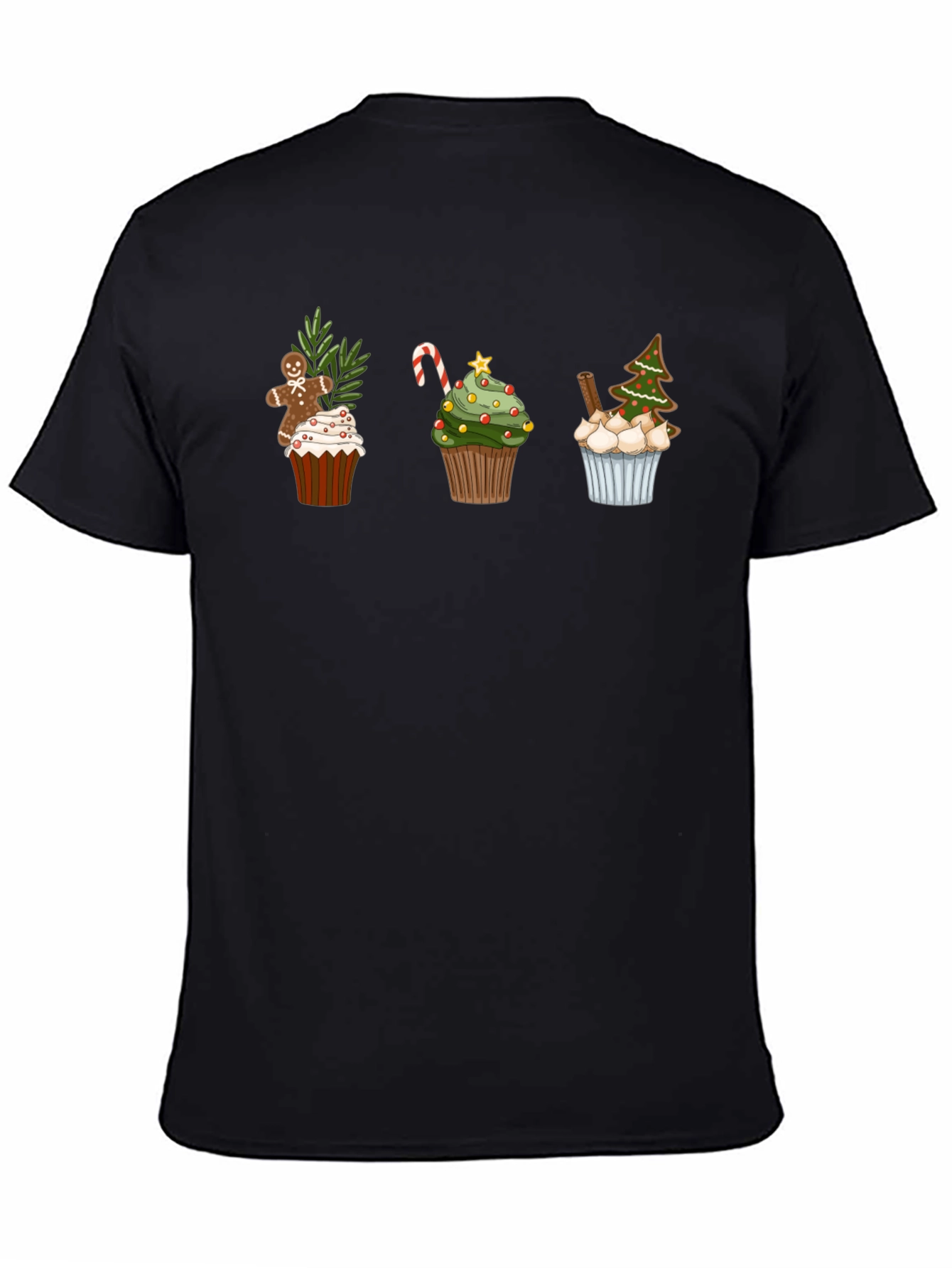 Festive Cupcake Christmas T-Shirt