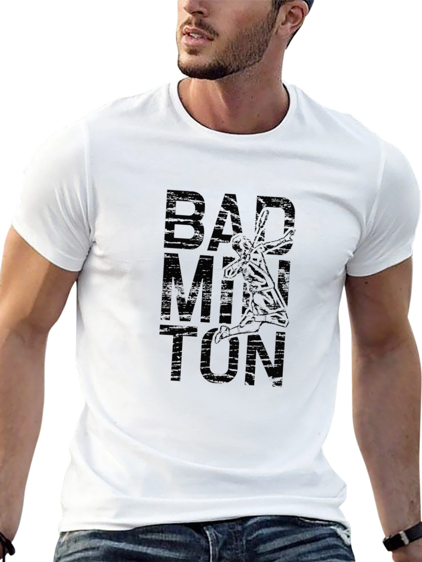 Badminton T-Shirt - Sporty Graphic Tee