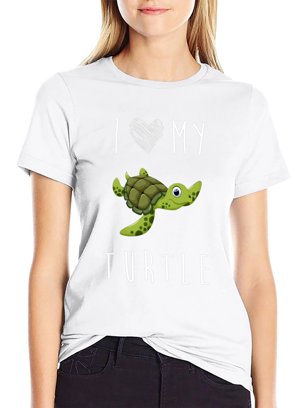 I Love My Turtle Graphic Tee