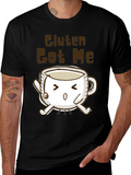 Gluten Got Me Mug Cartoon T-Shirt