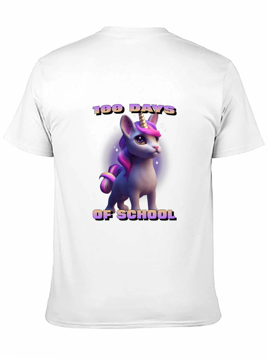 100 Days of School Unicorn T-Shirt
