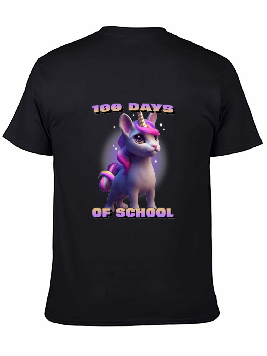 100 Days of School Unicorn T-Shirt