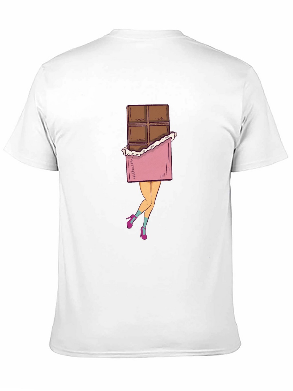 Chocolate Bar Legs Graphic T-Shirt