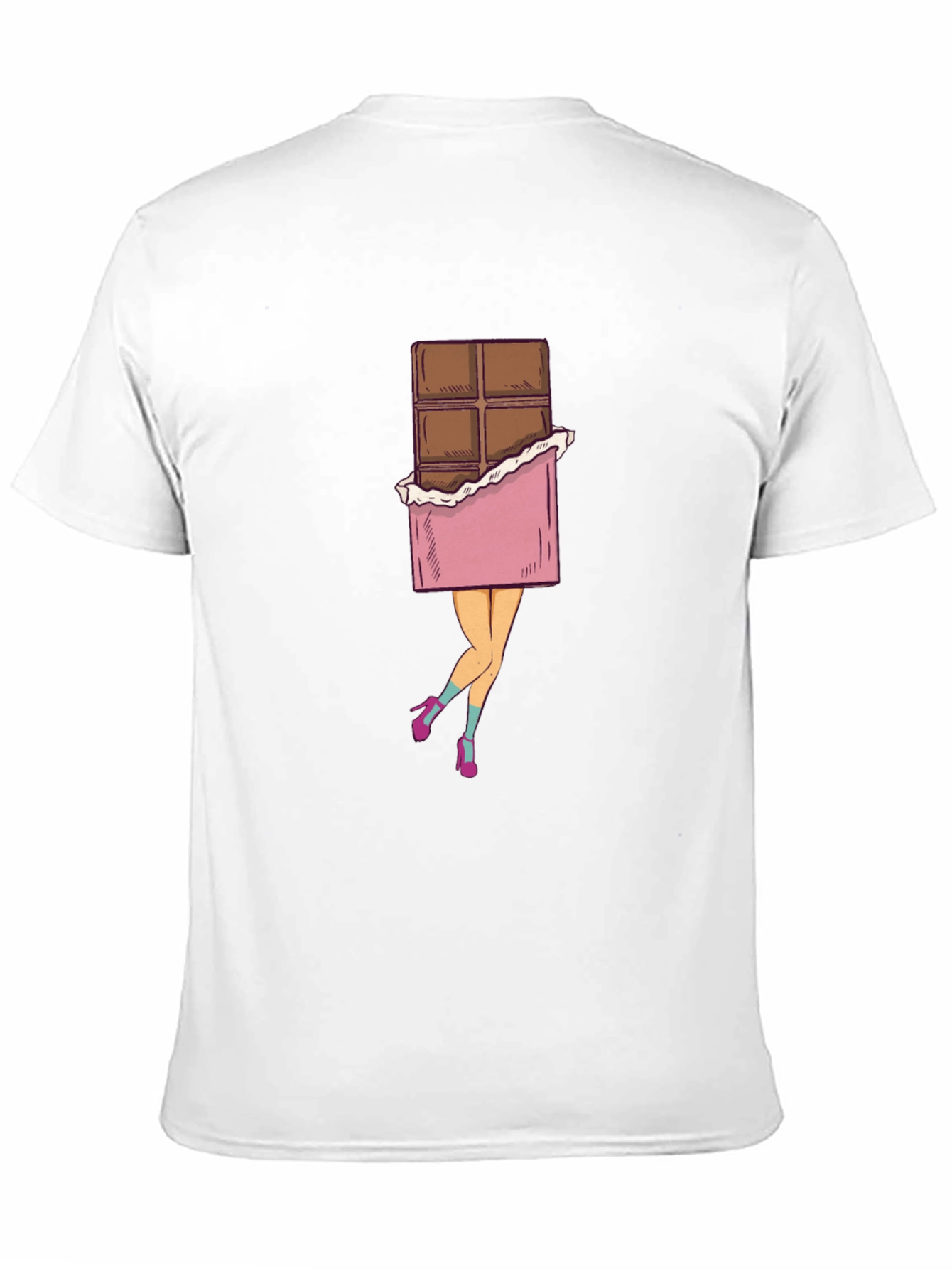 Chocolate Bar Legs Graphic T-Shirt