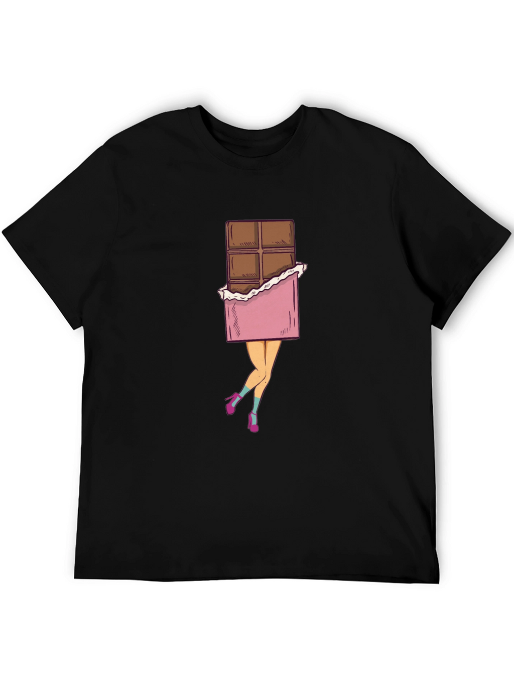 Chocolate Bar Legs Graphic T-Shirt