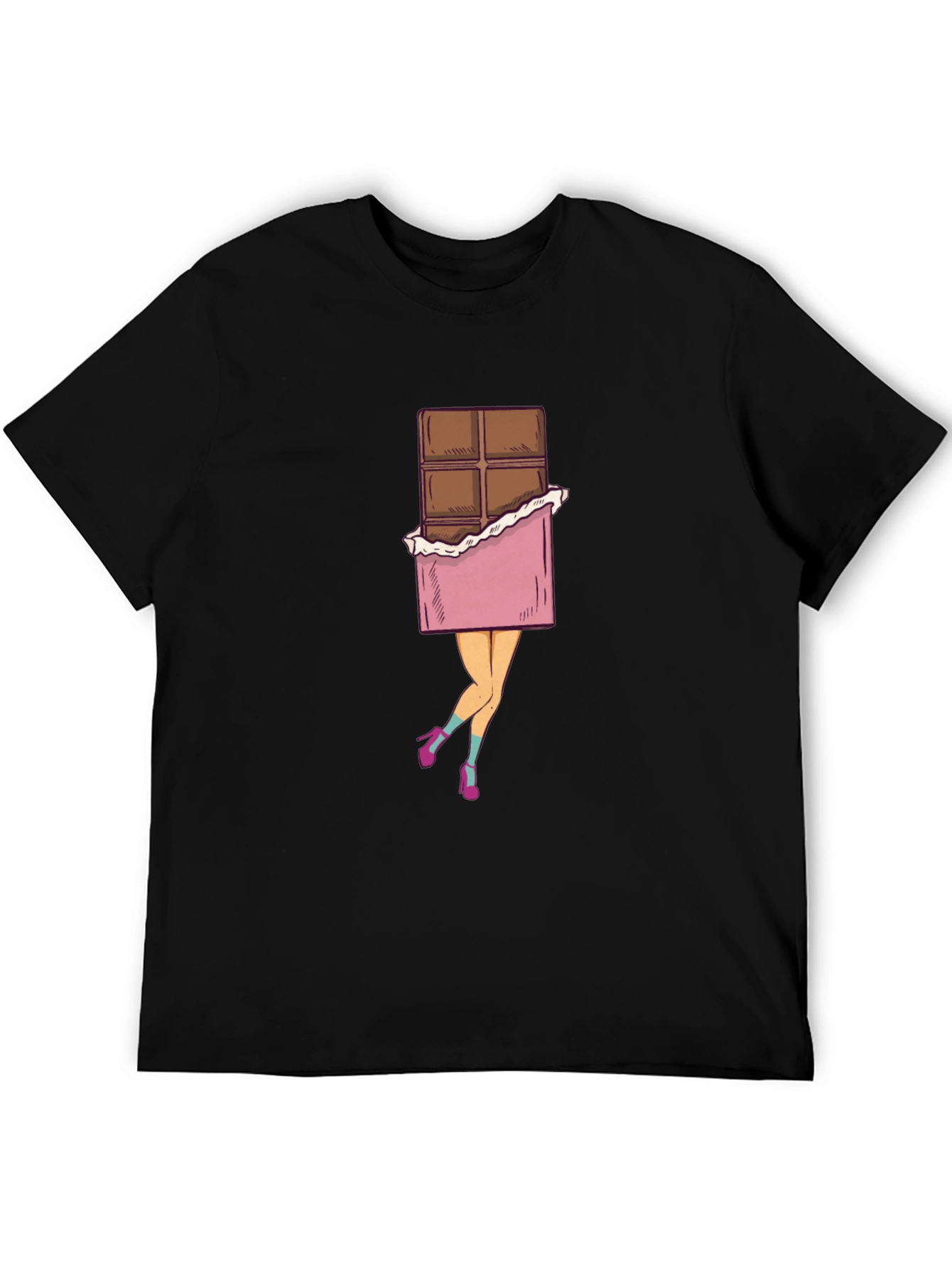 Chocolate Bar Legs Graphic T-Shirt