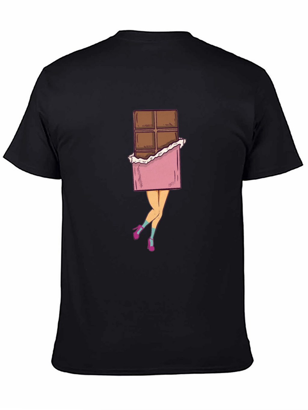 Chocolate Bar Legs Graphic T-Shirt