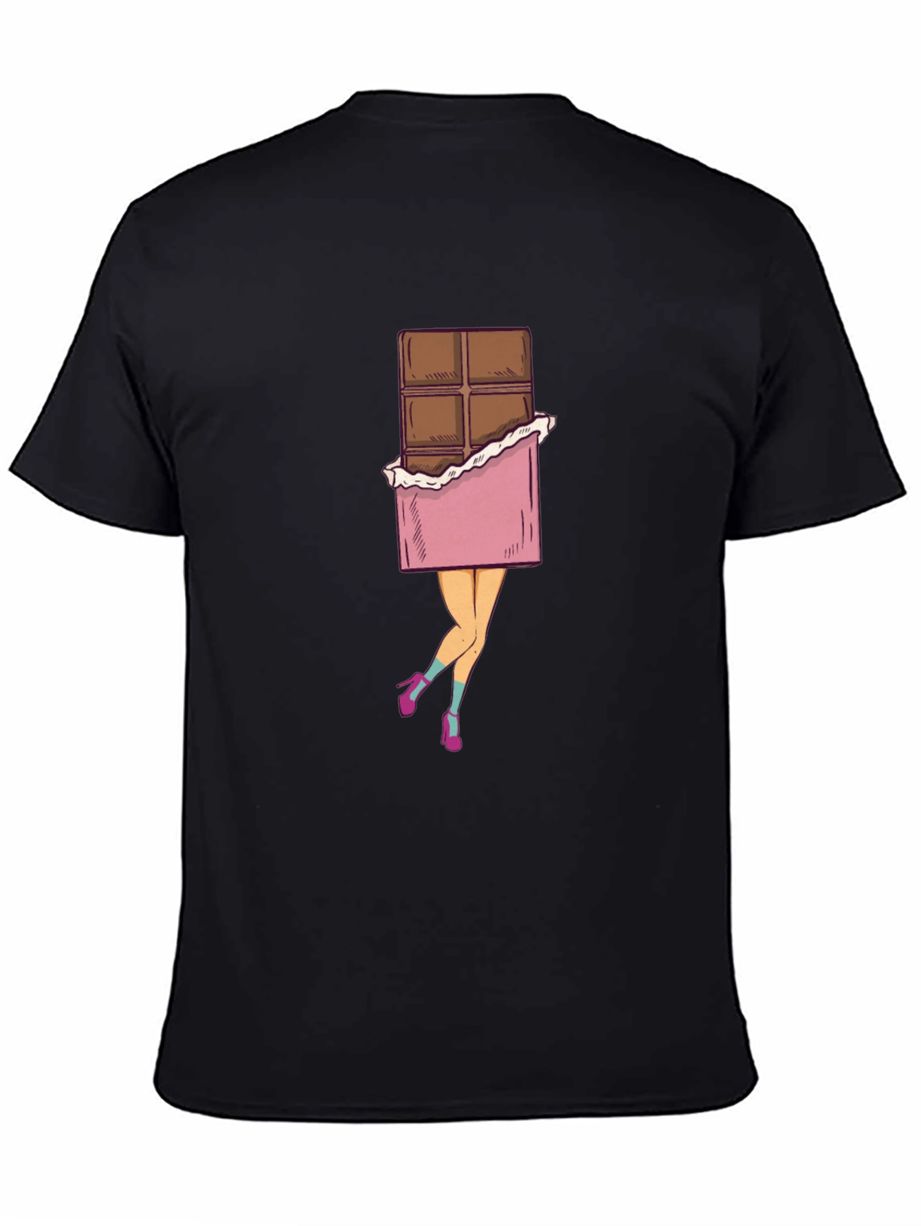 Chocolate Bar Legs Graphic T-Shirt