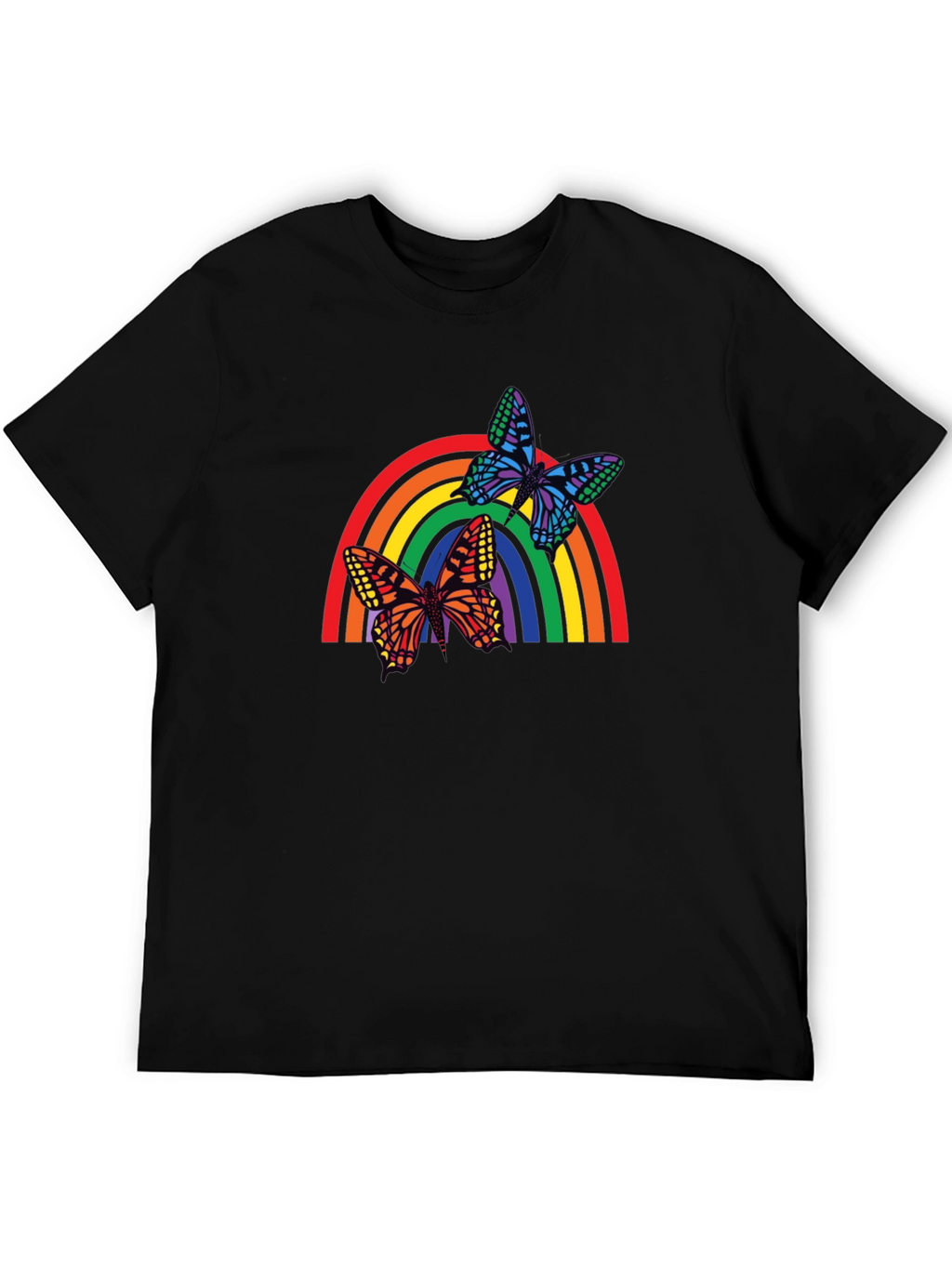 Rainbow Butterfly Graphic T-Shirt - Unisex