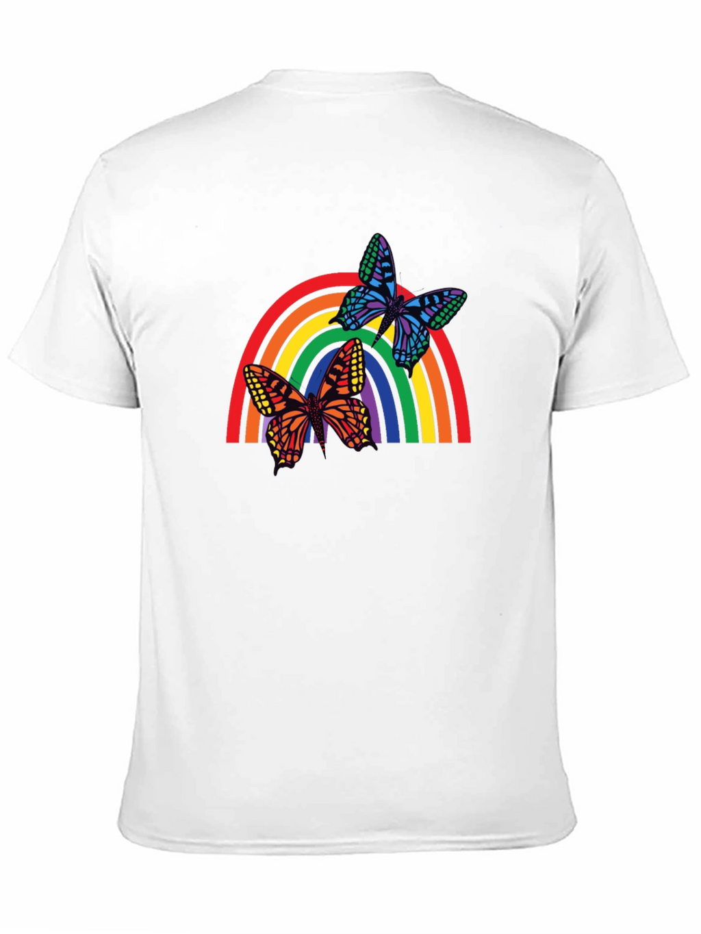Rainbow Butterfly Graphic T-Shirt - Unisex