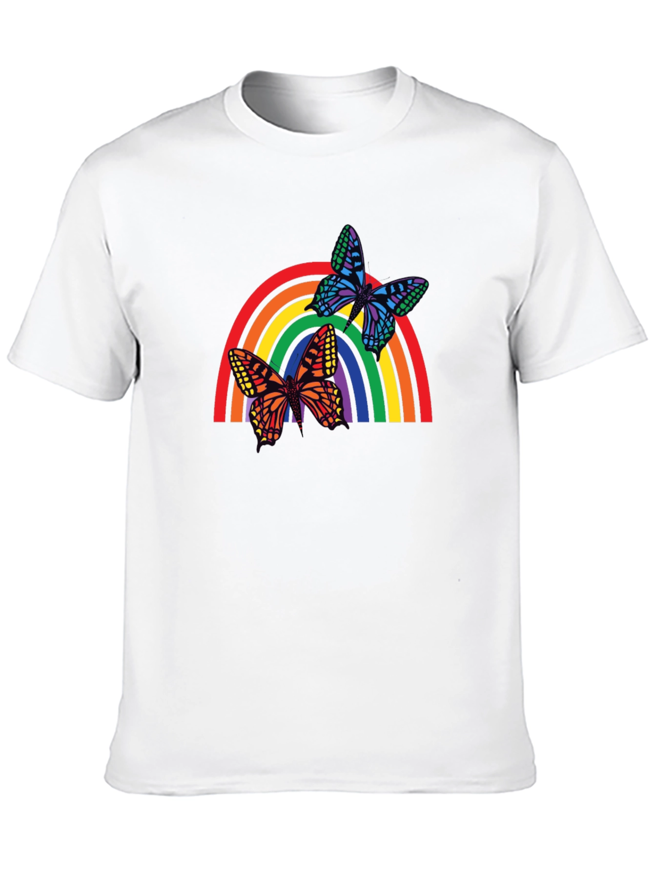 Rainbow Butterfly Graphic T-Shirt - Unisex