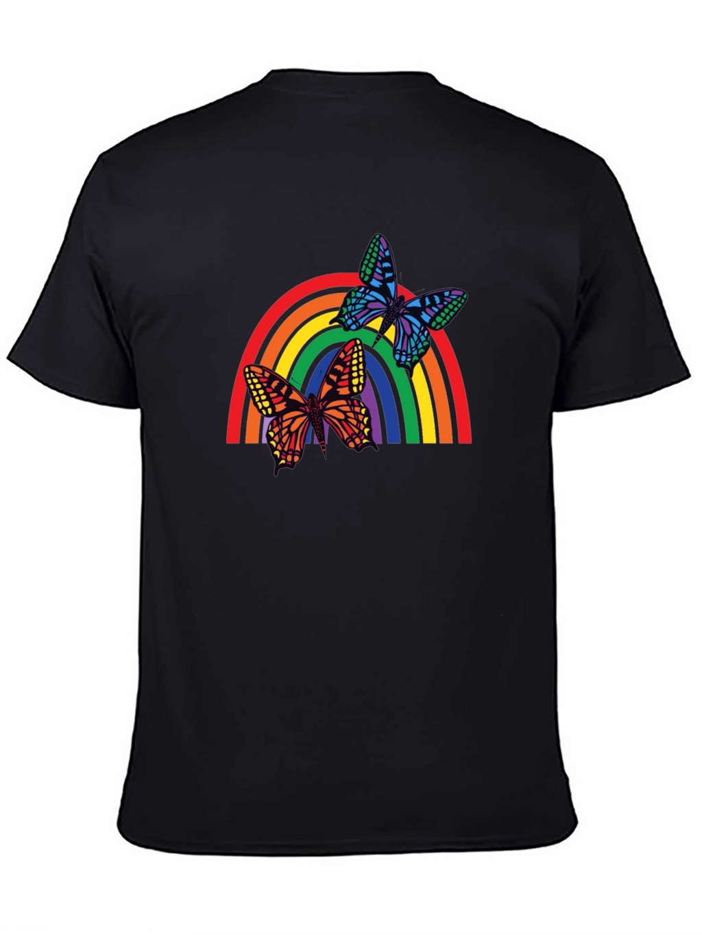 Rainbow Butterfly Graphic T-Shirt - Unisex