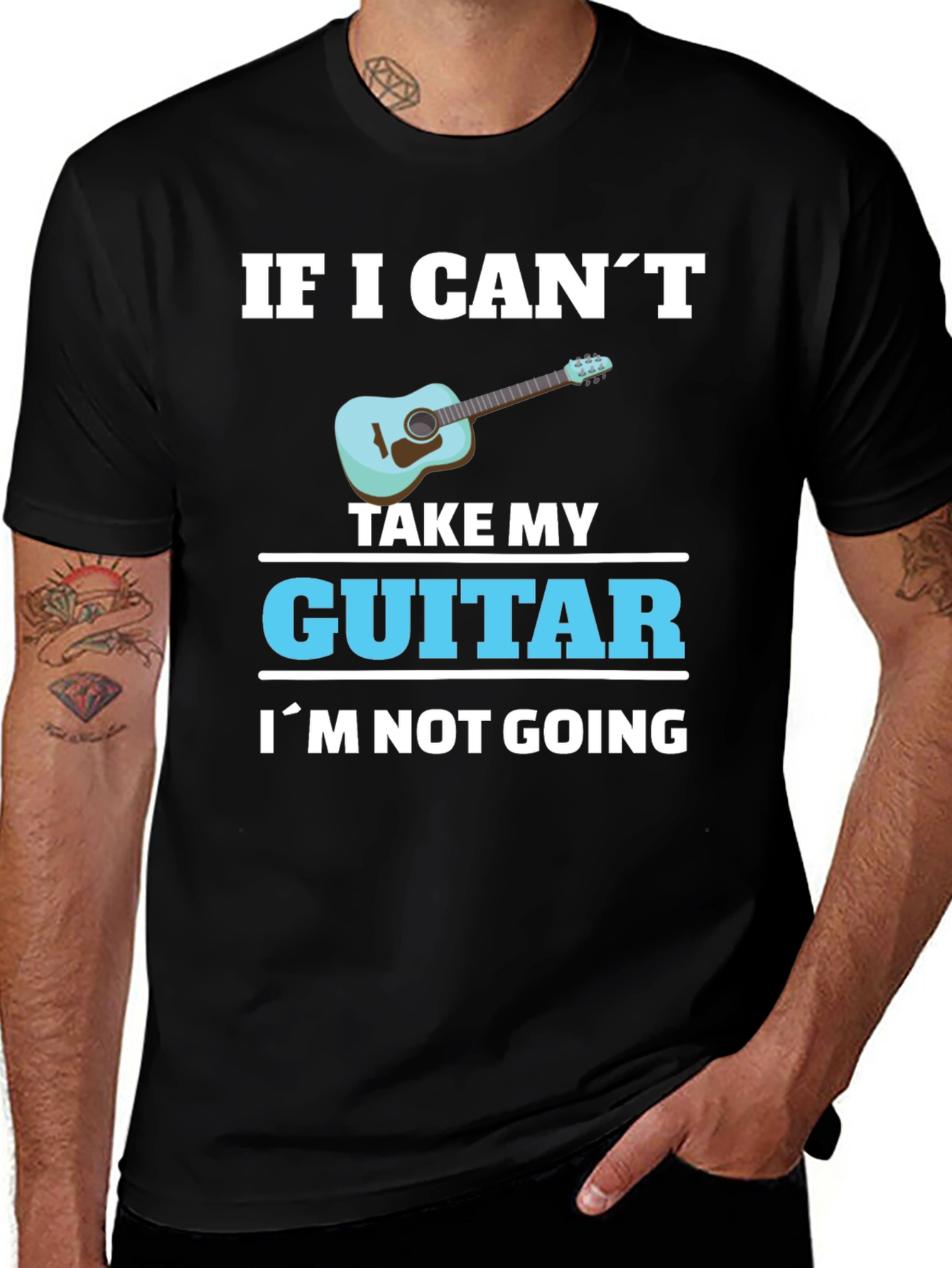 Guitar Lover T-Shirt: If I Cant Take My Guitar...