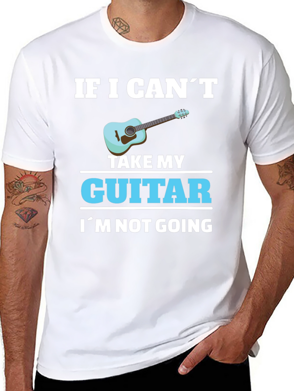 Guitar Lover T-Shirt: If I Cant Take My Guitar...