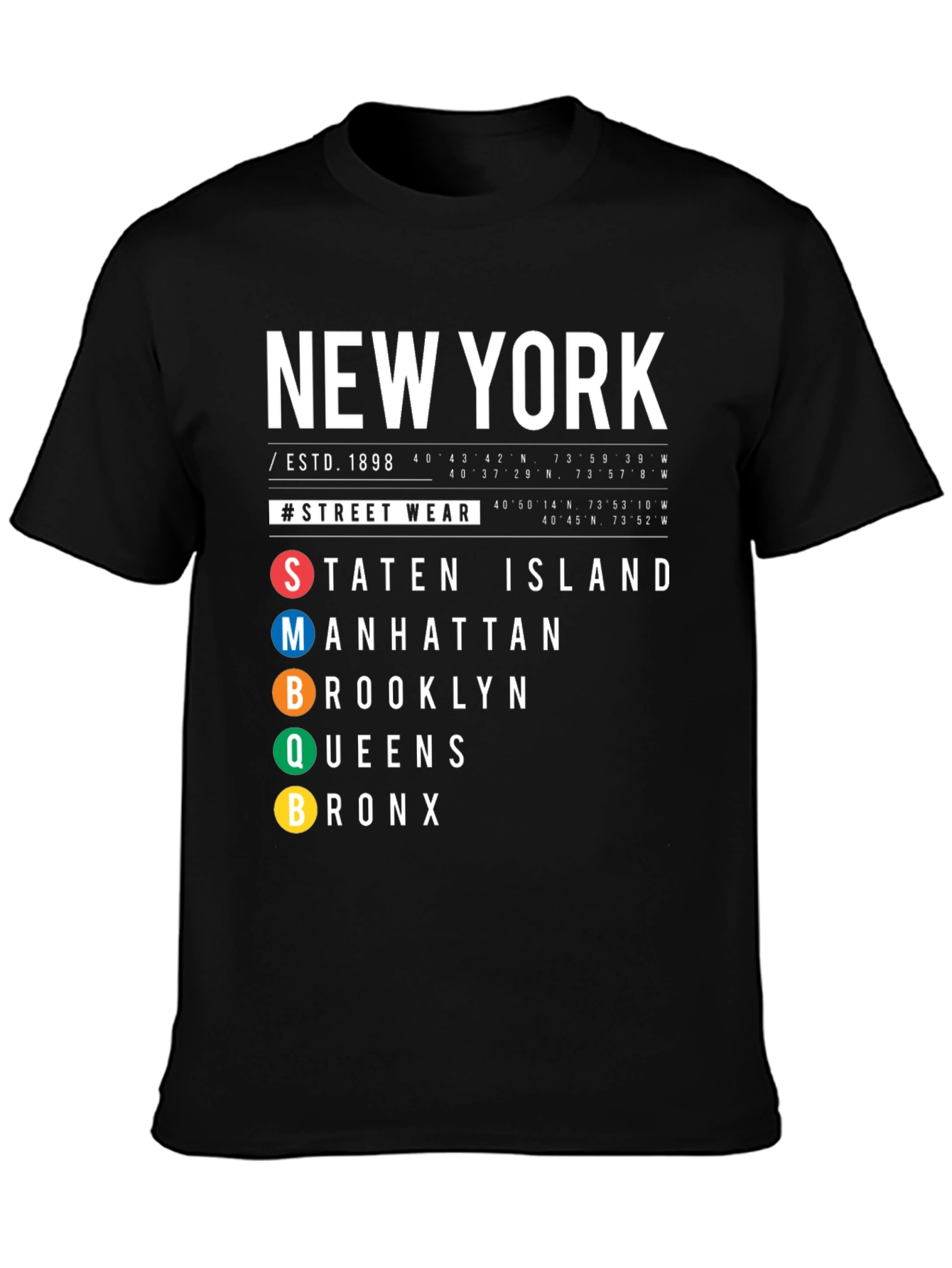 New York Subway T-Shirt City Pride Tee