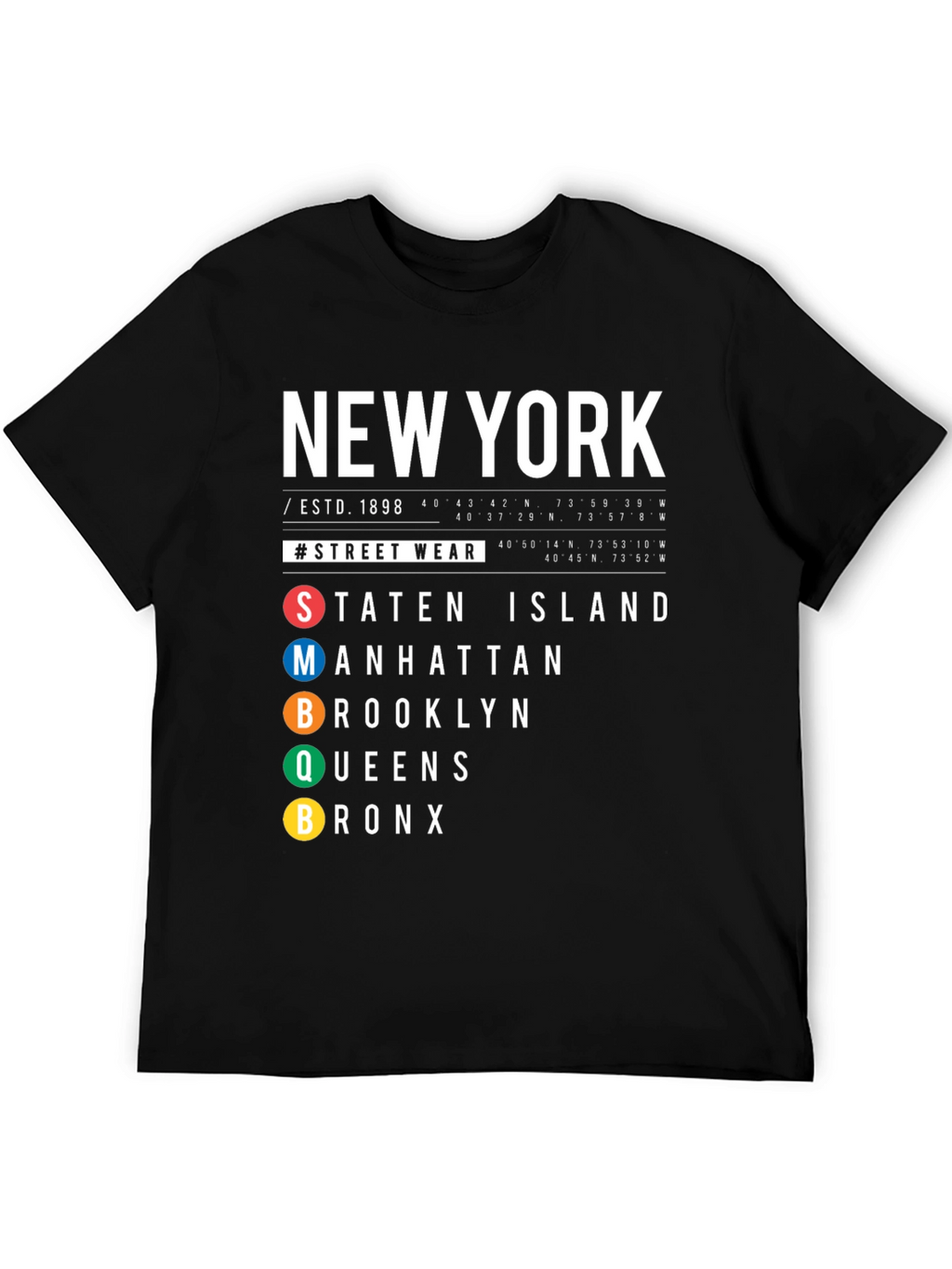 New York Subway T-Shirt City Pride Tee