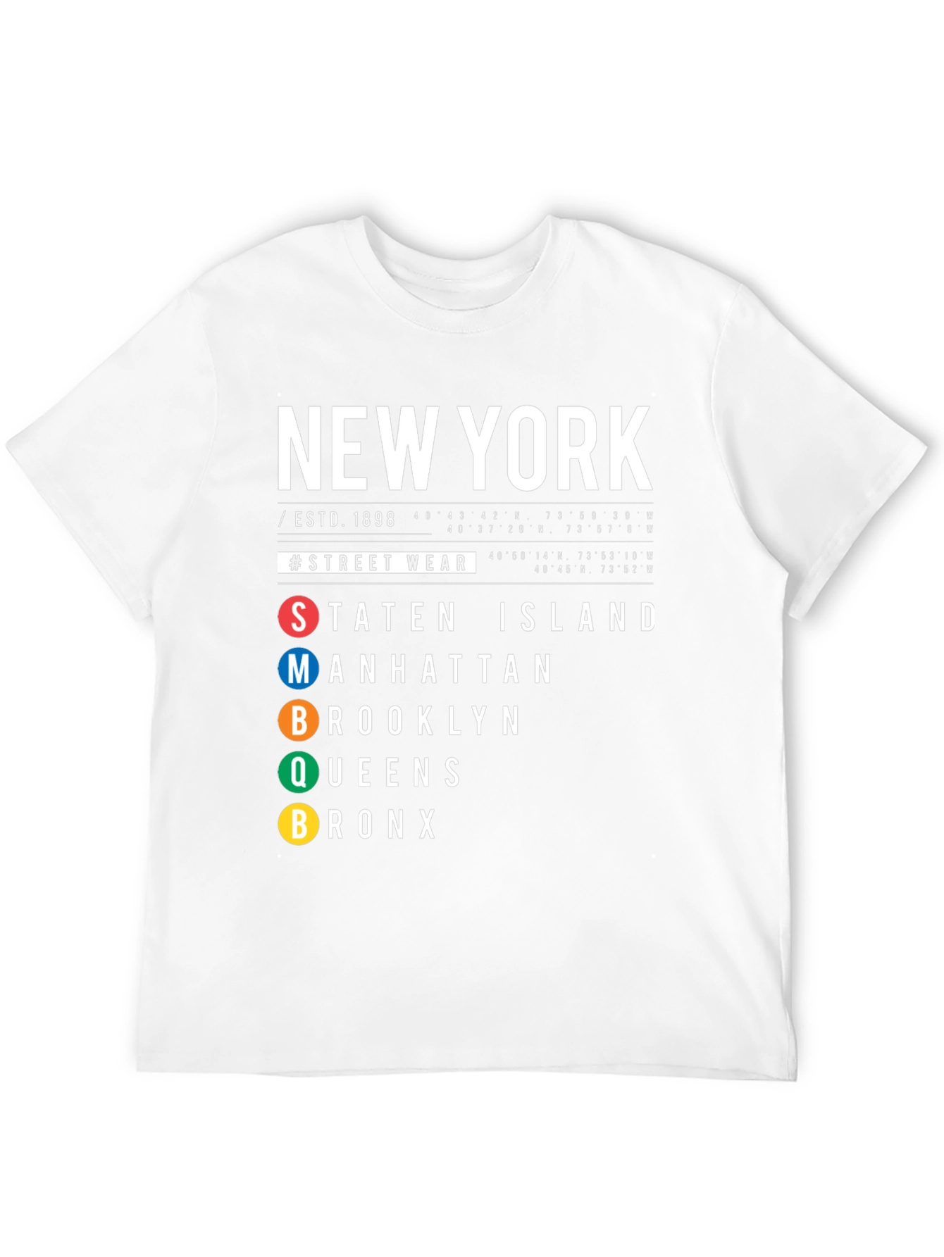 New York Subway T-Shirt City Pride Tee