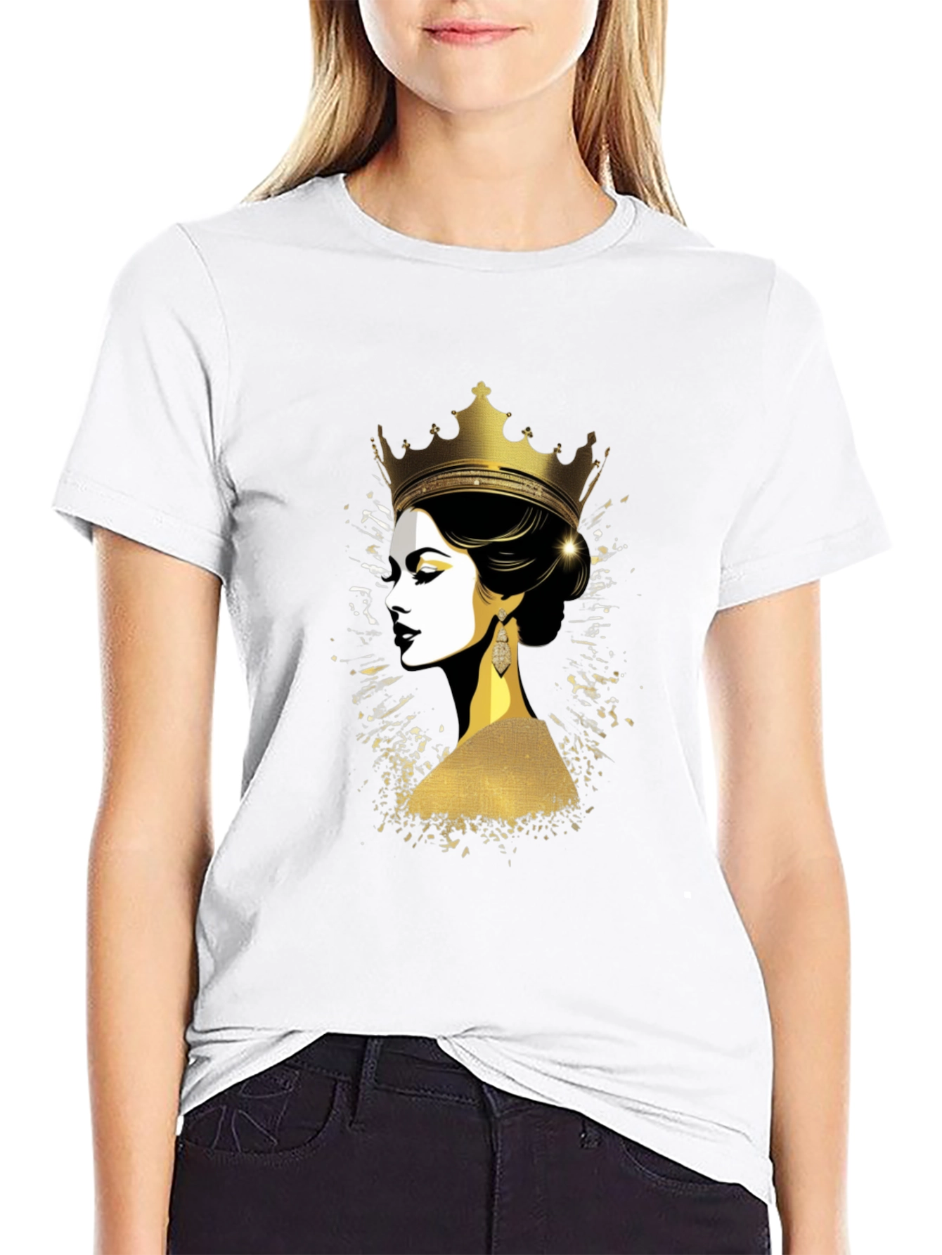 Queen Graphic Black T-Shirt