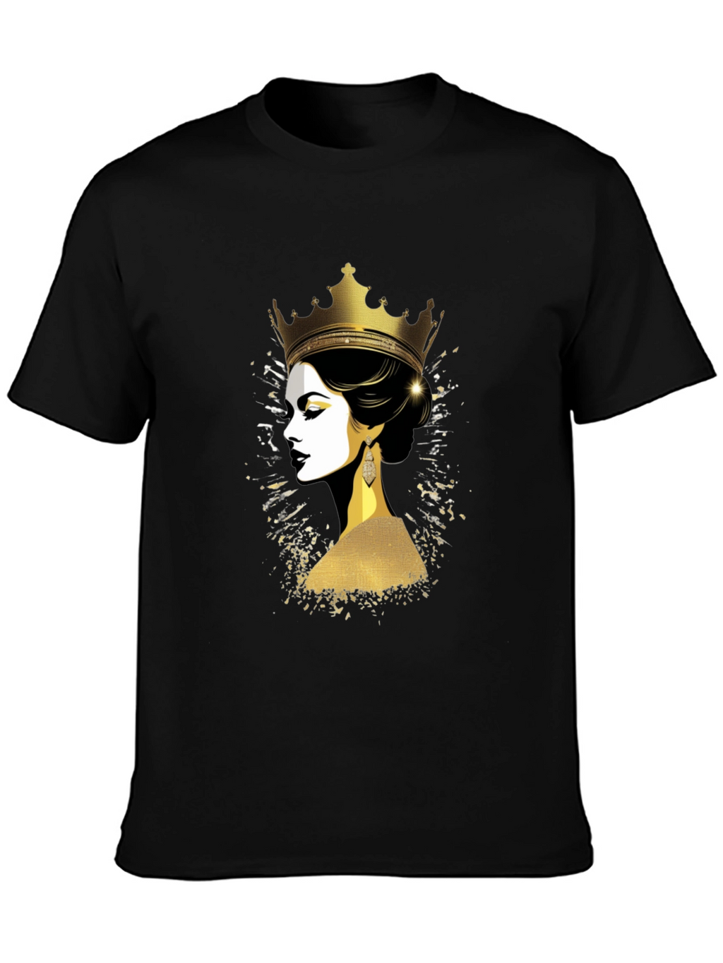 Queen Graphic Black T-Shirt