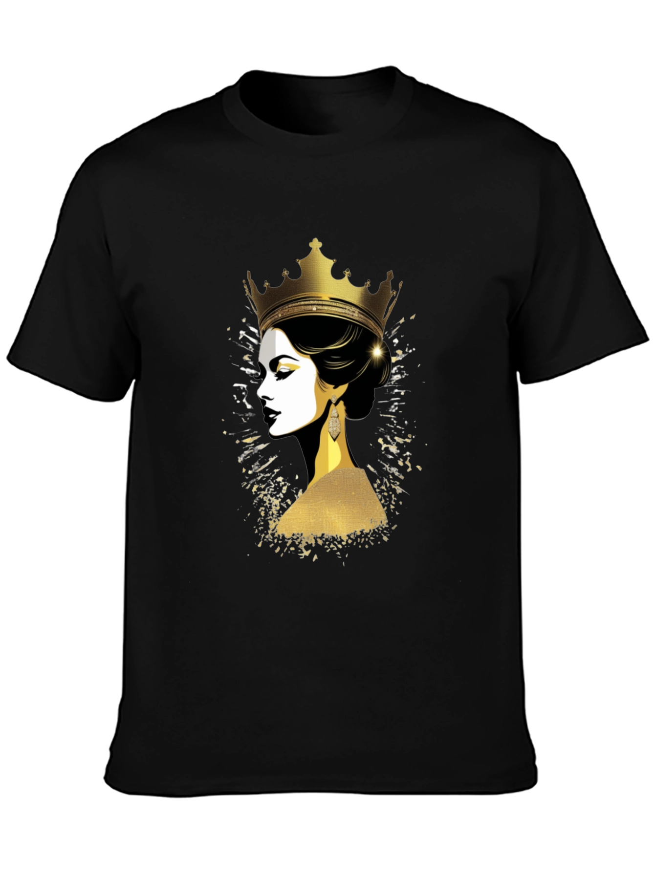 Queen Graphic Black T-Shirt