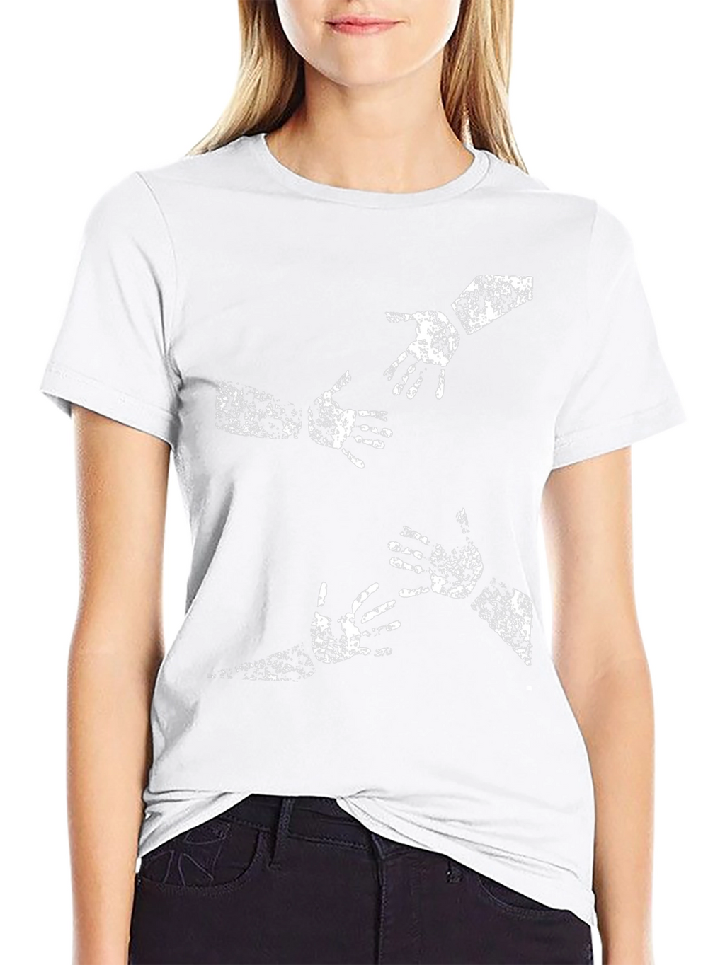 Reach Out Graphic Tee - Soft Cotton Black T-Shirt