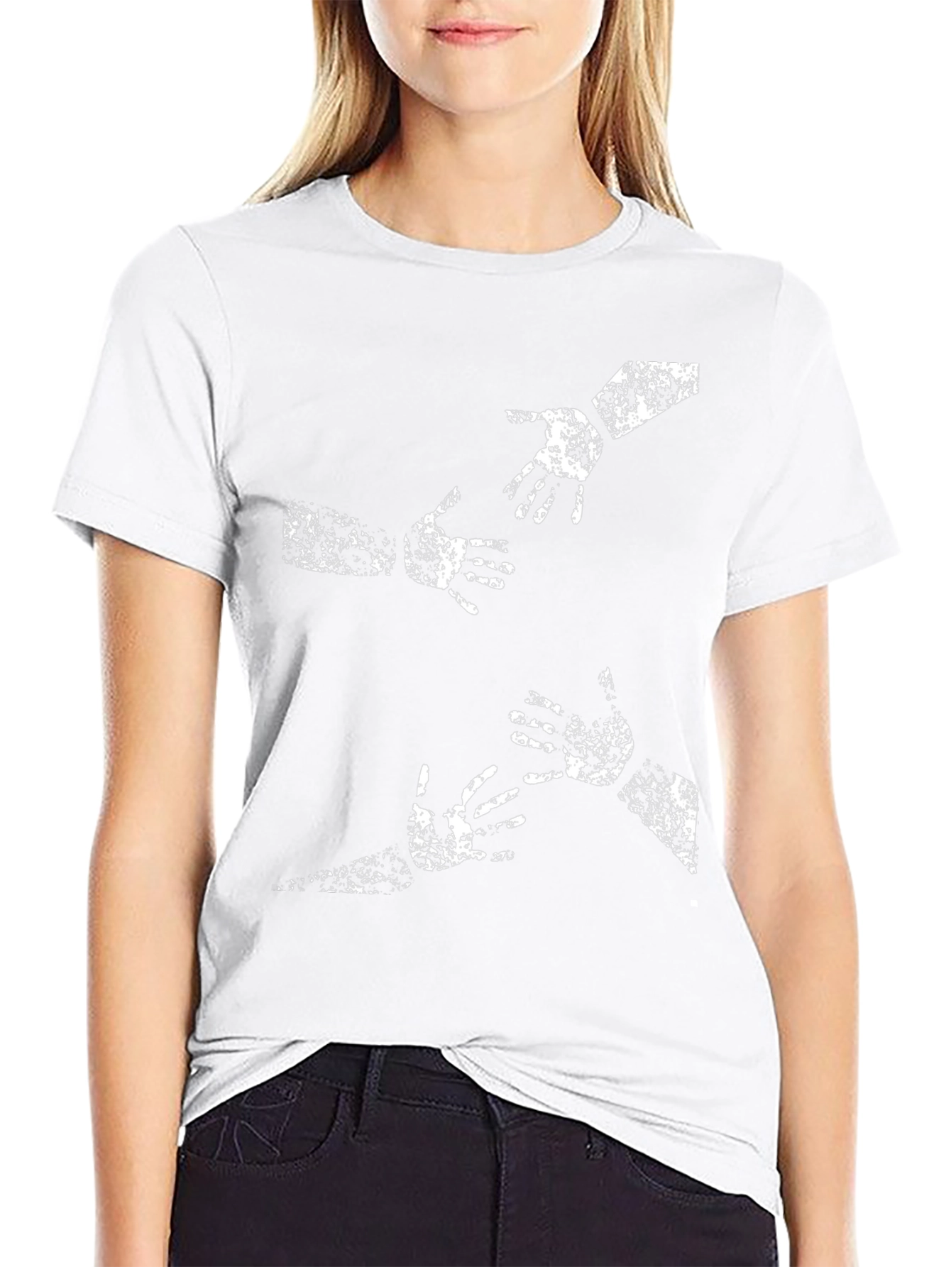 Reach Out Graphic Tee - Soft Cotton Black T-Shirt