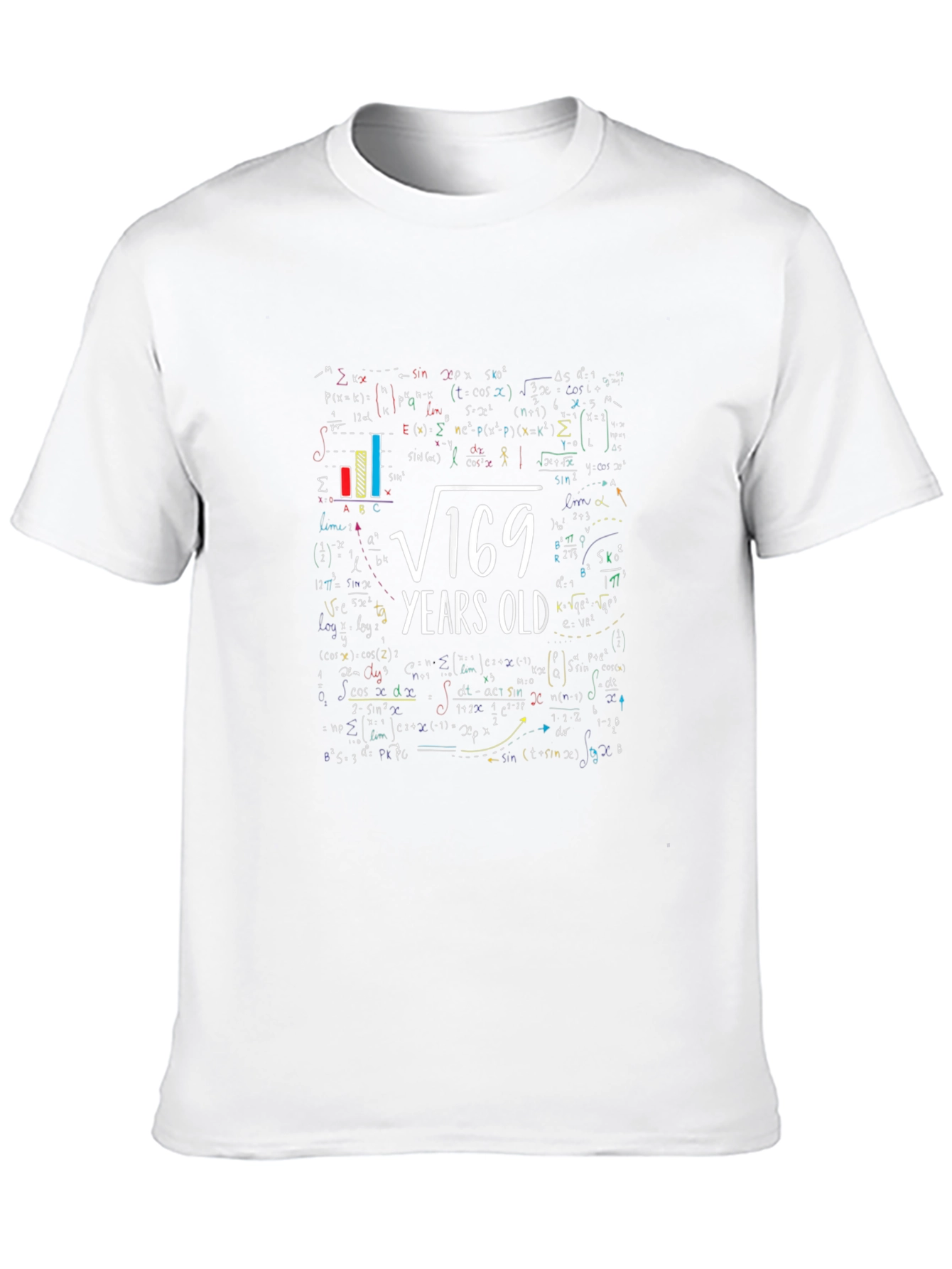 Square Root 169 Years Old Math T-Shirt