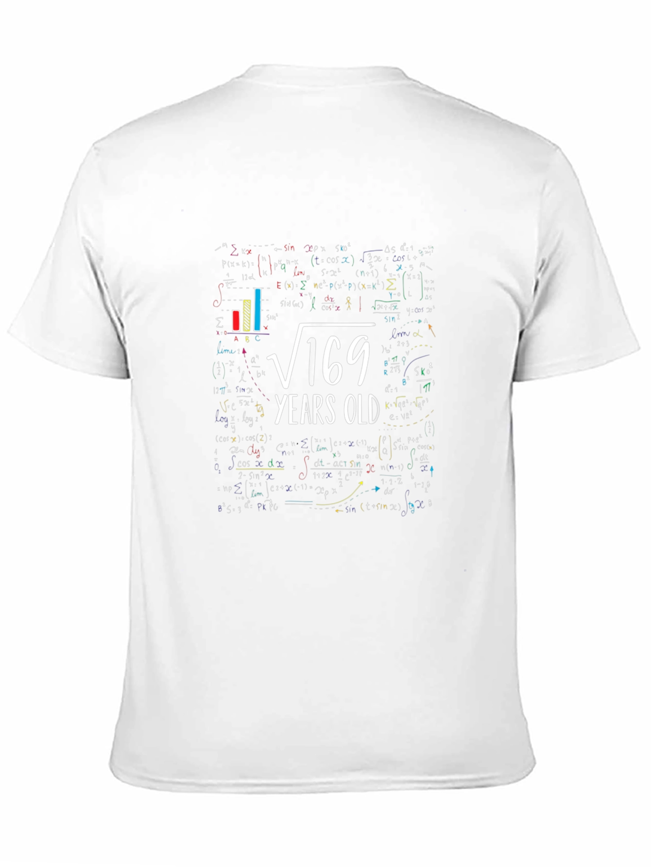Square Root 169 Years Old Math T-Shirt