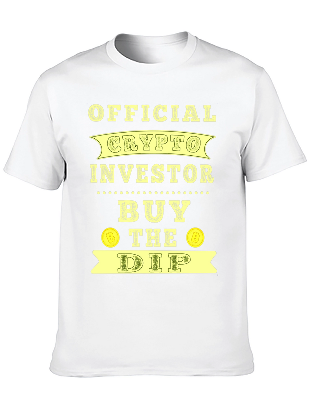 Official Crypto Investor Buy the Dip Black T-Shirt