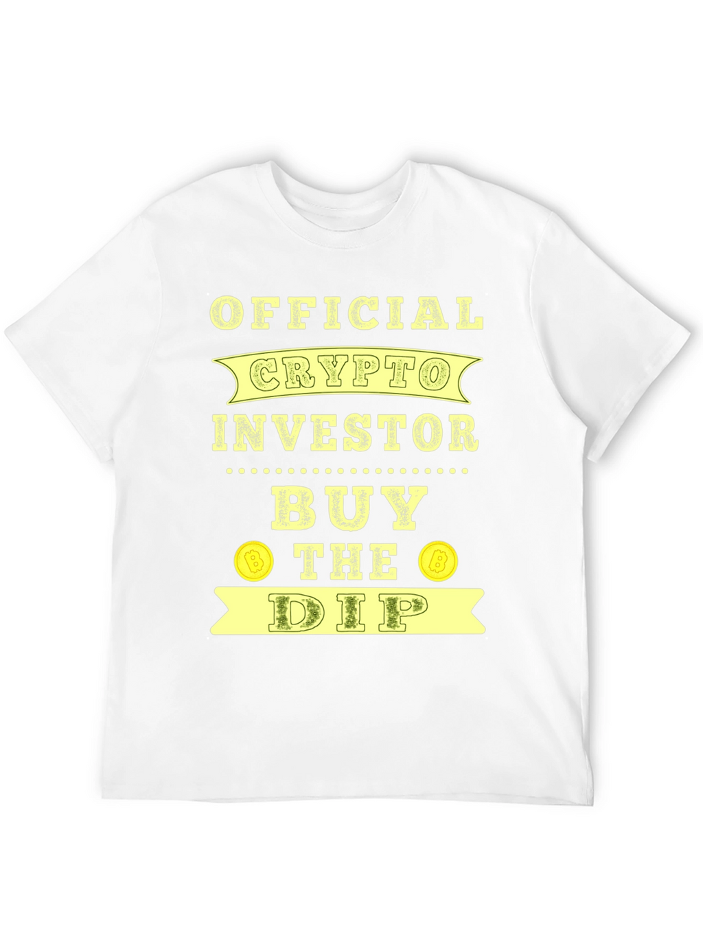Official Crypto Investor Buy the Dip Black T-Shirt